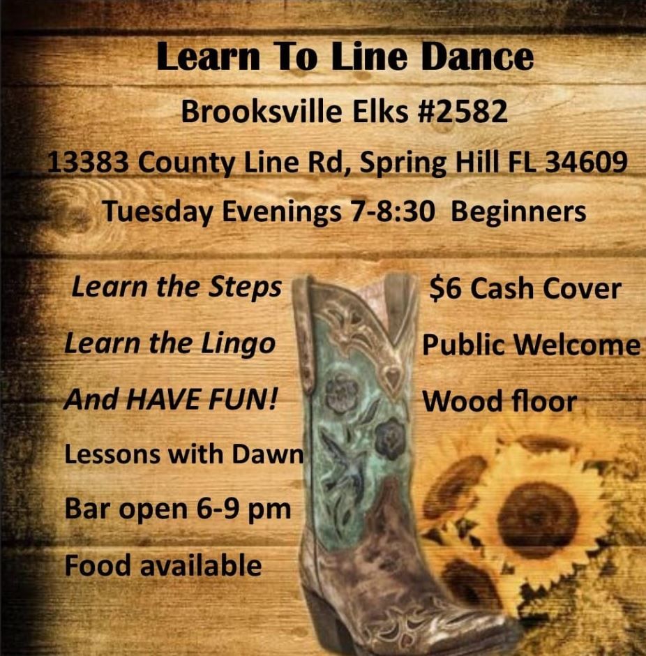 Learn To Line Dance Class with Dawn!