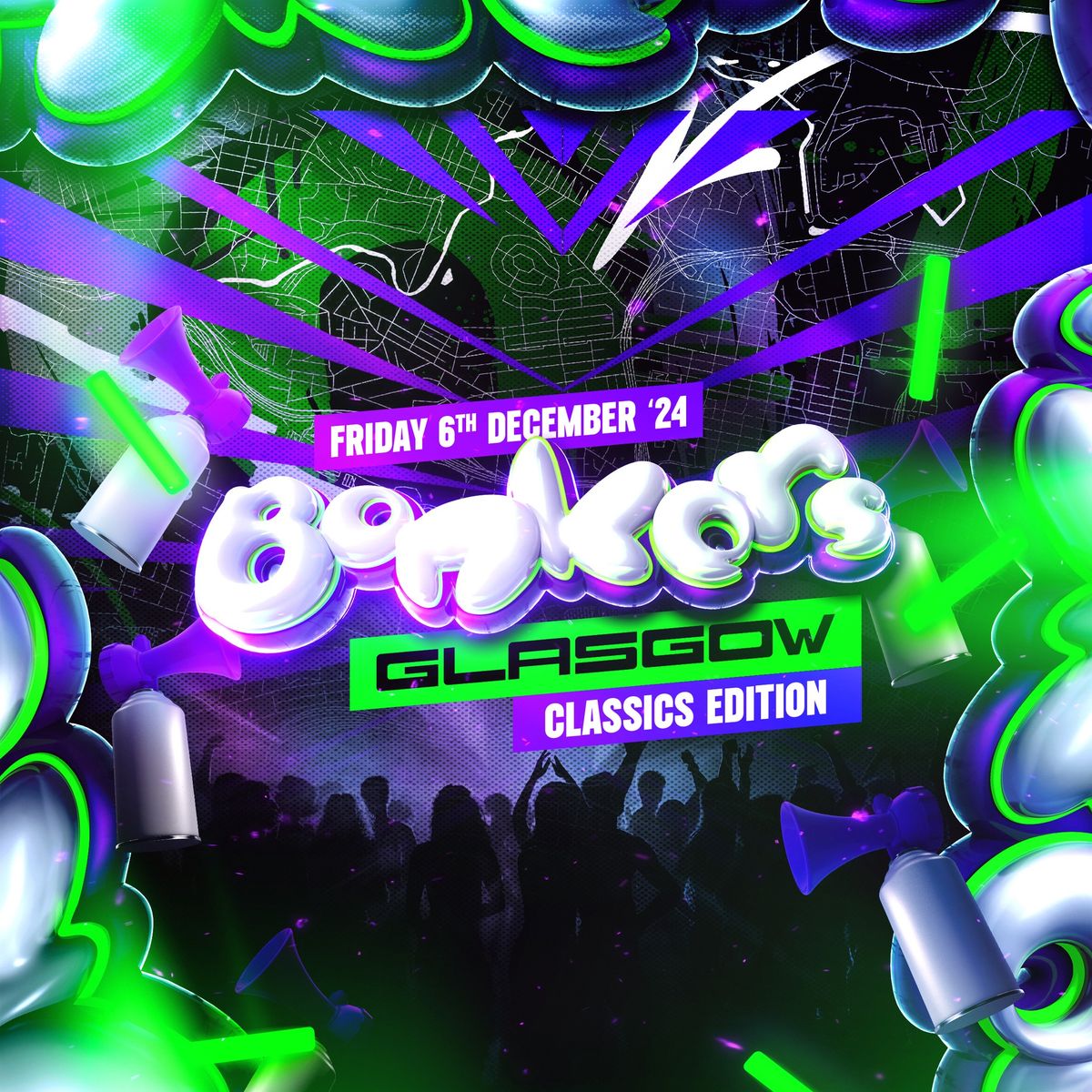 Bonkers - Glasgow - Classics Edition - HIXXY, SCOTT BROWN, SHARKEY, Very last Early Birds on sale!