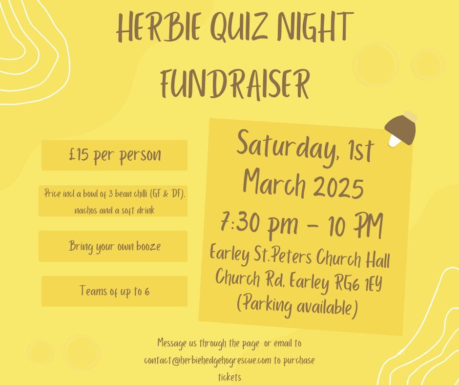 Herbie Quiz Night Fundraiser