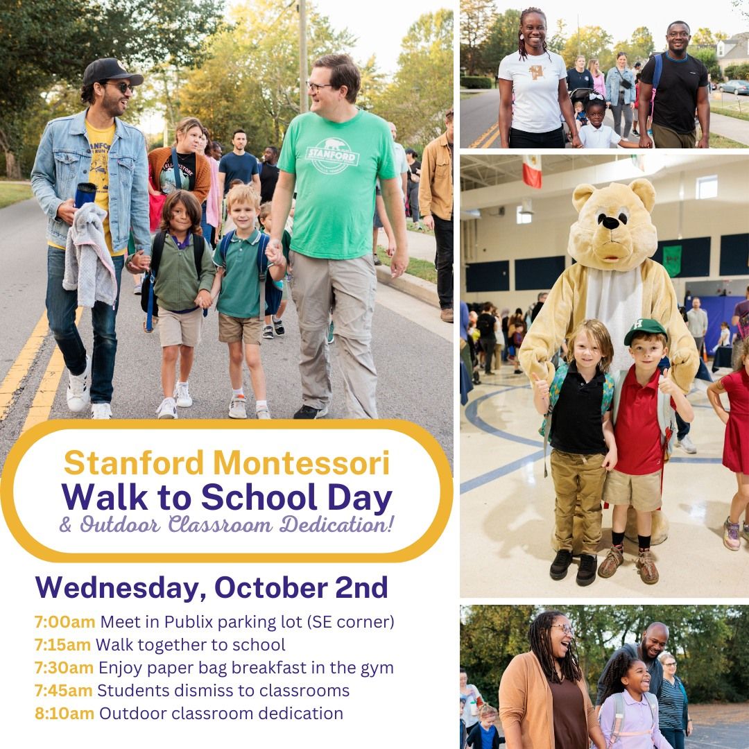 Walk to School Day & Outdoor Classroom Dedication