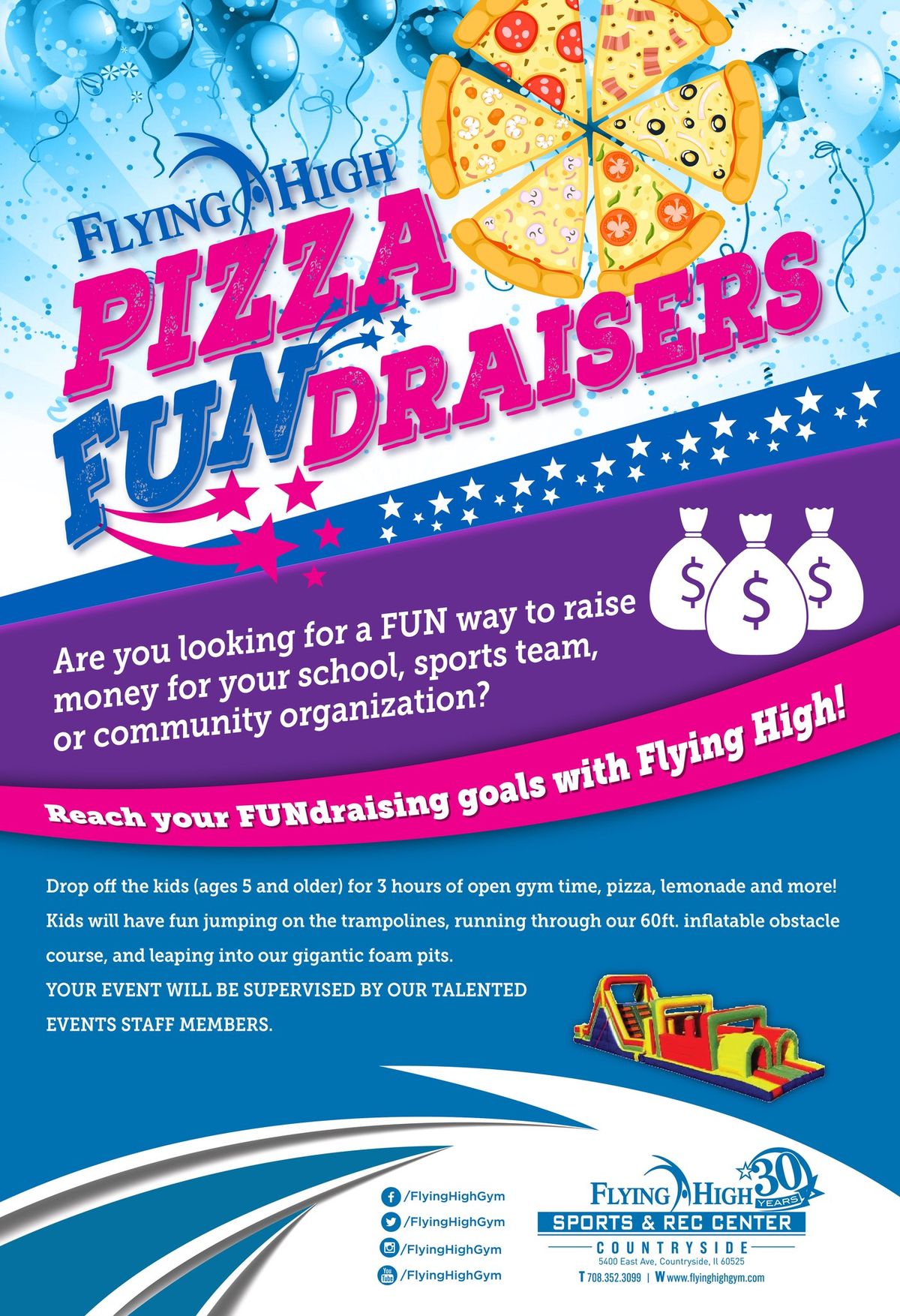 D96 Flying High Pizza FUNdraiser