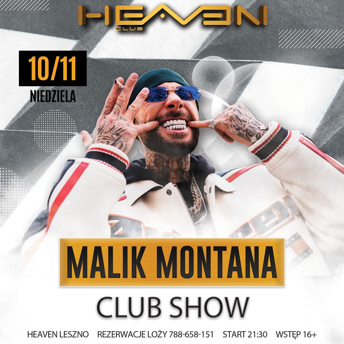 MALIK MONTANA Live On Stage - Heaven Leszno