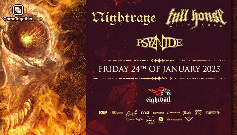 Nightrage, Full House Brew Crue, Psyanide \/ Thessaloniki \/ Eightball Club