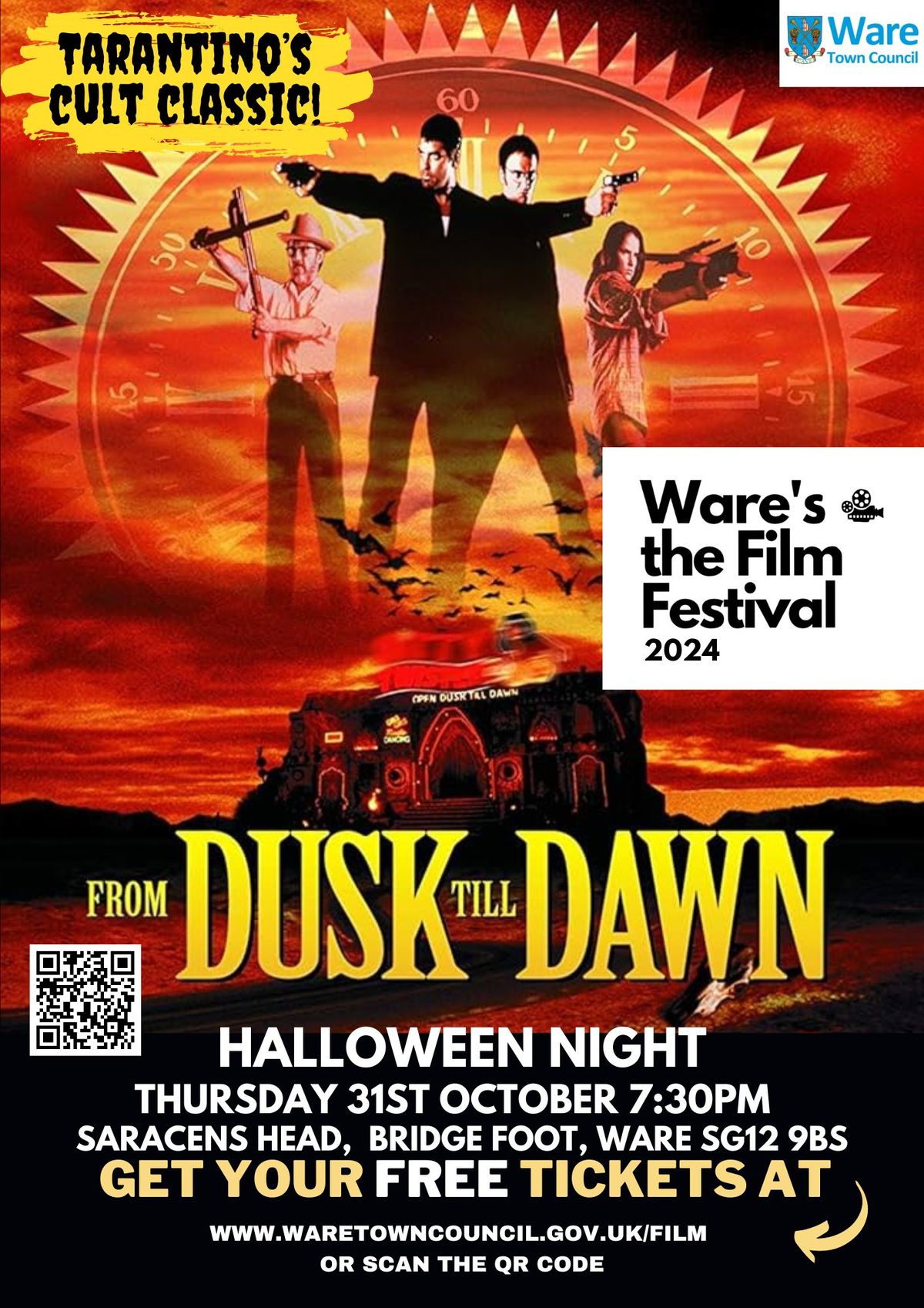 Ware's the Film Festival - From Dusk Till Dawn (18) Halloween Special 