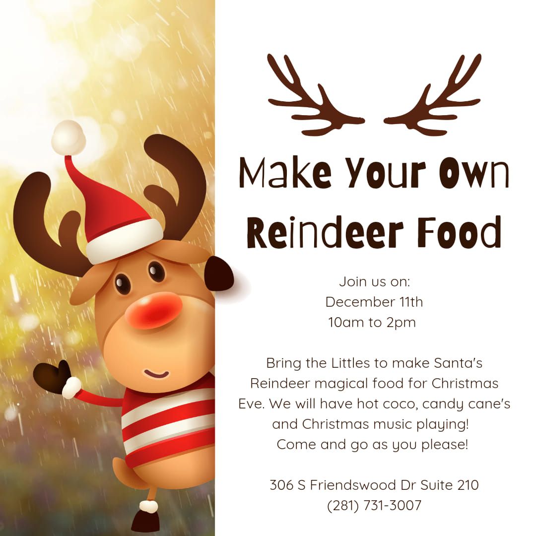 Make Magic Reindeer Food - FREE EVENT