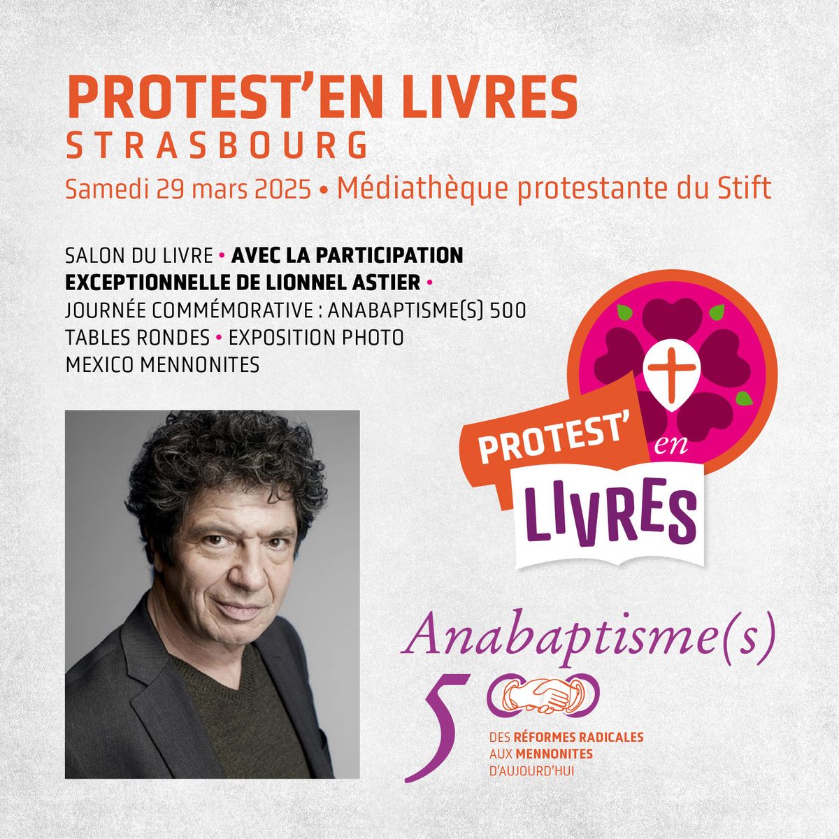 Protest'en livres : salon du livre autour du protestantisme \u00e0 Strasbourg