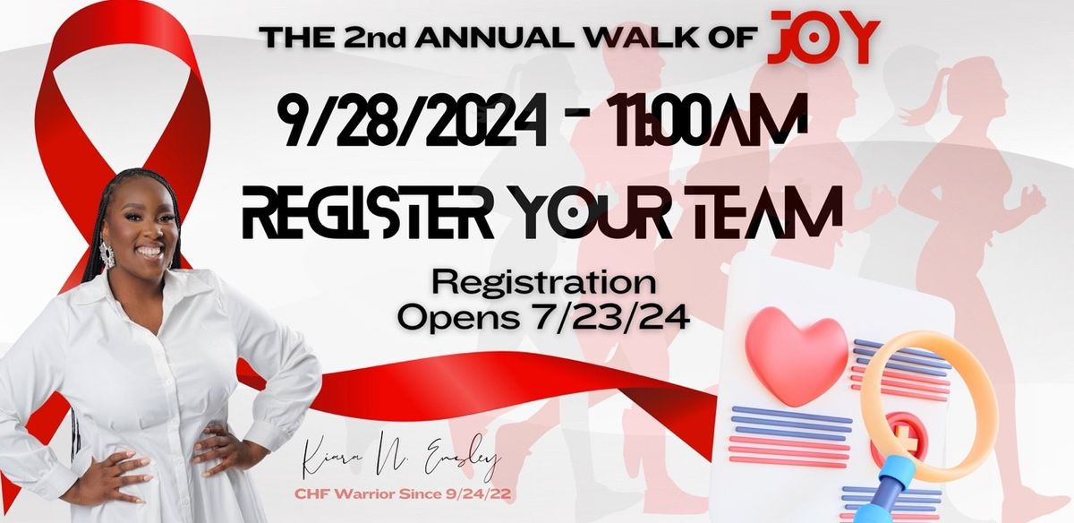 #TheJoyWalk (2nd Annual) - Cardiovascular Awareness Event