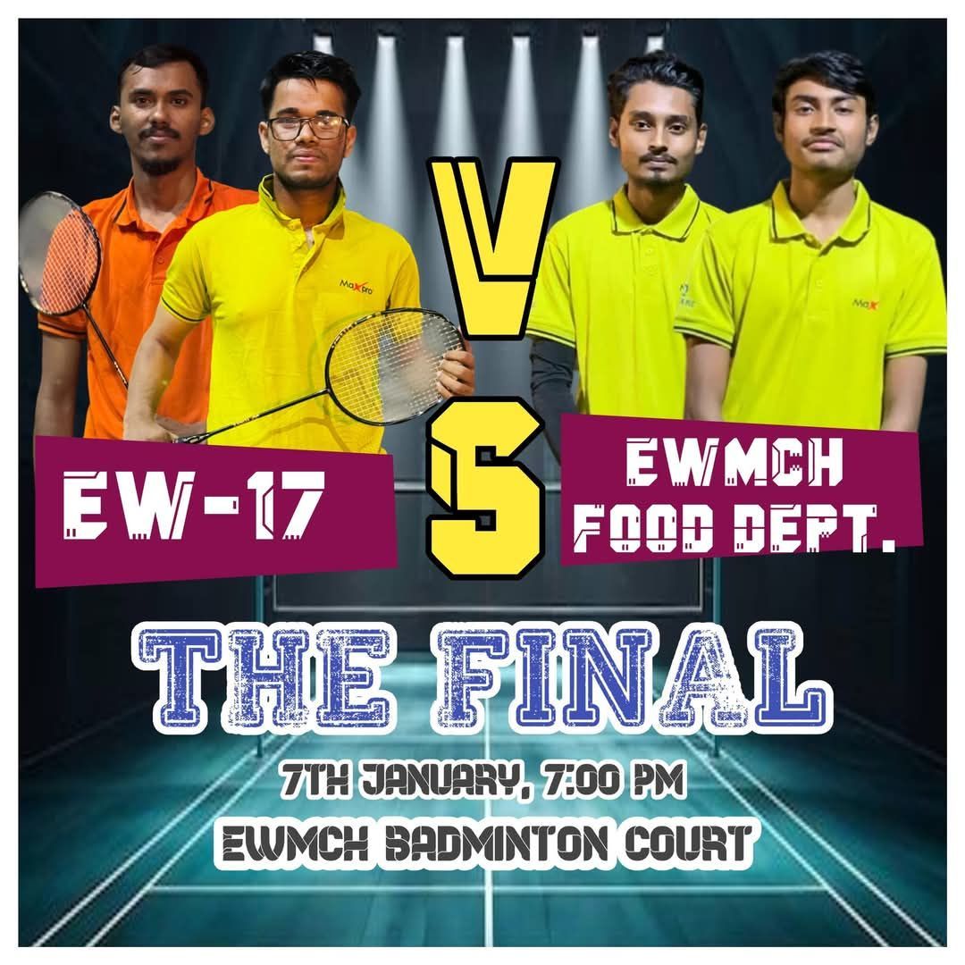 EWMCH Badminton tournament 2025 final 