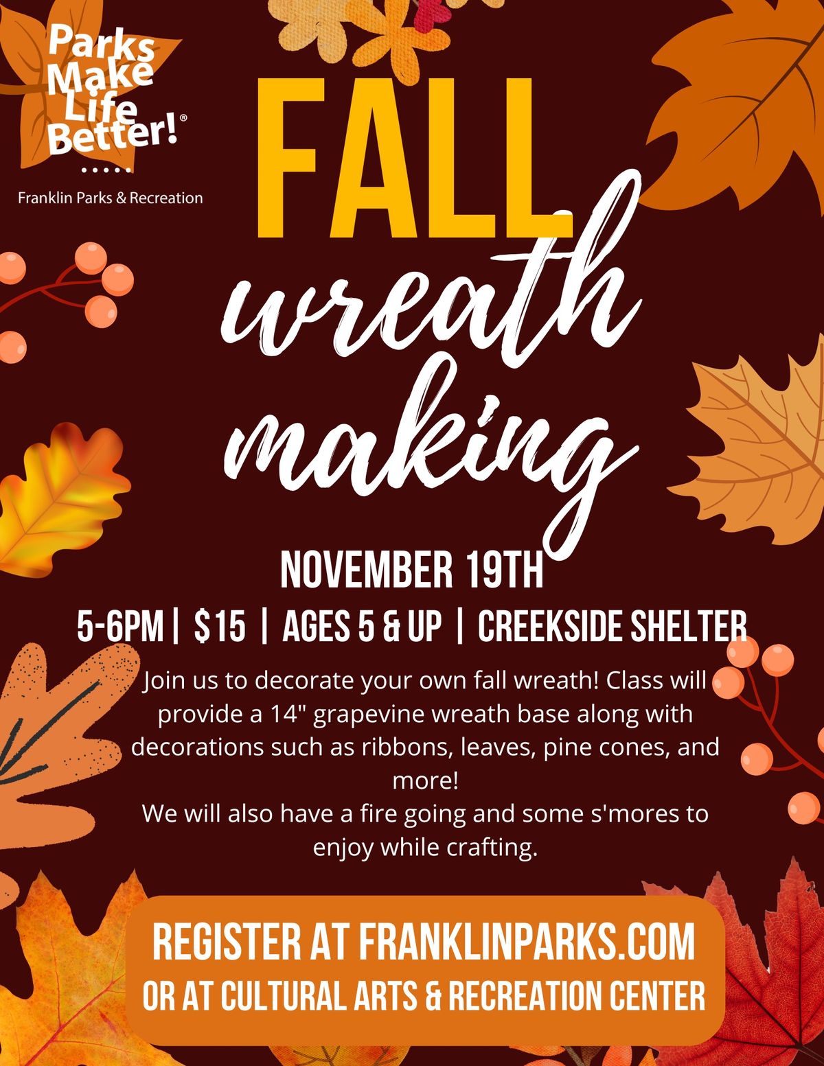 Fall Wreath Making