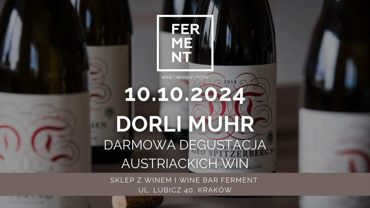 DARMOWA degustacja win z Dorli Mhur | FREE Dorli Mhur wine tasting in English