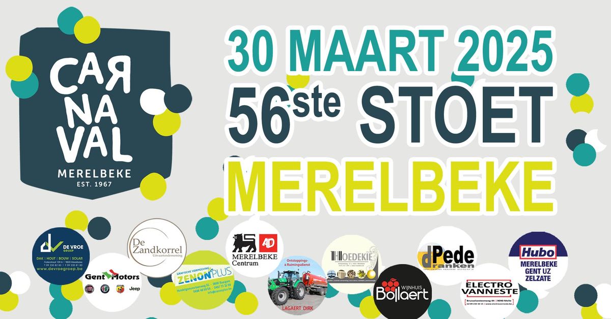 56ste carnavalsstoet Merelbeke