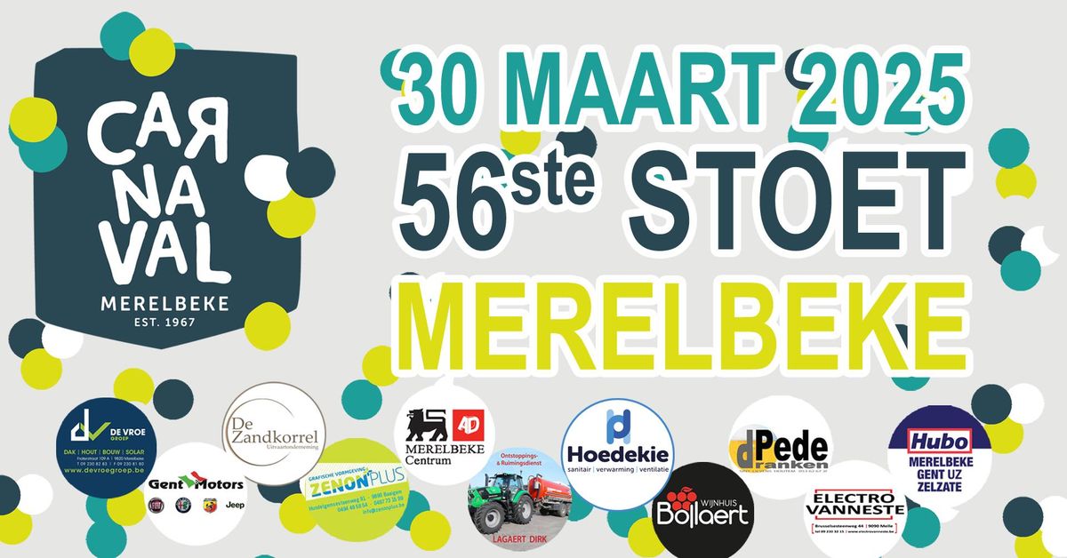 56ste carnavalsstoet Merelbeke