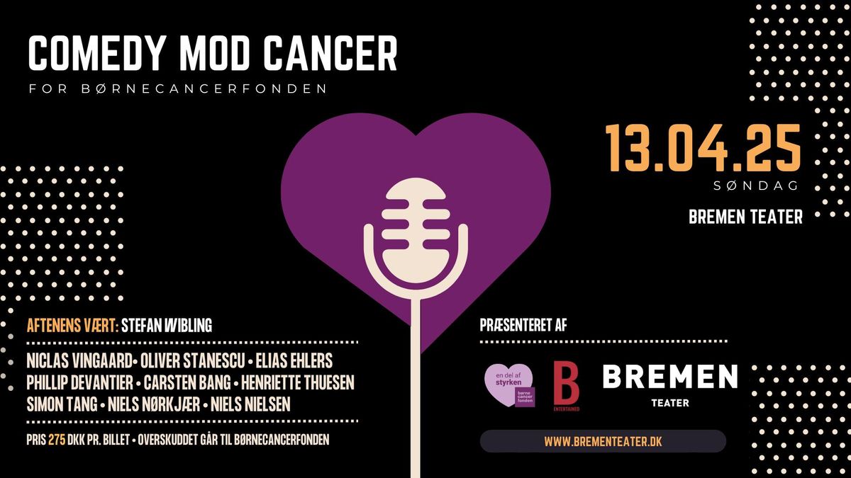 Comedy Mod Cancer - D. 13 april 2025 Bremen Teater