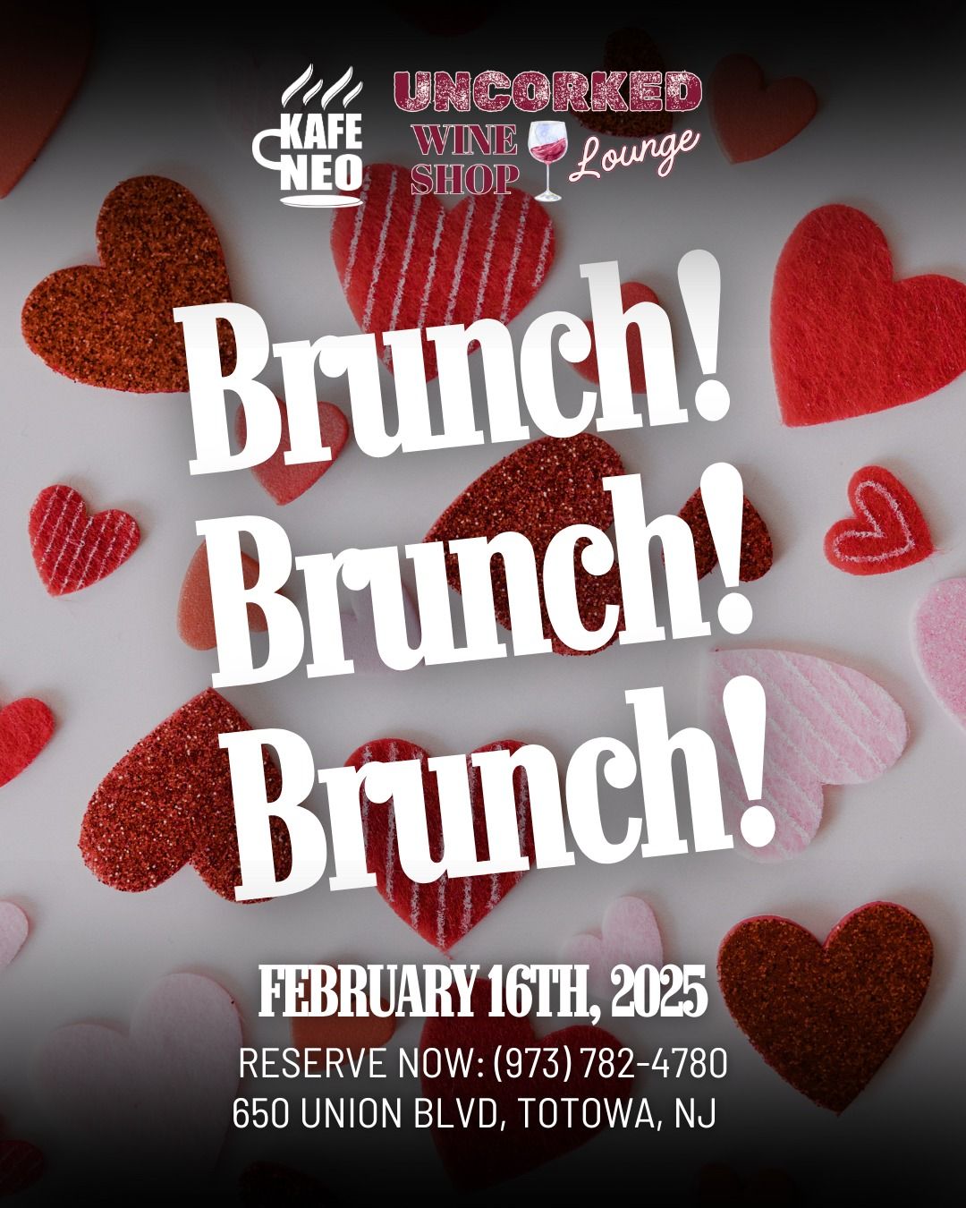 Valentine's Brunch- Kafe Neo x Uncorked Wine Lounge