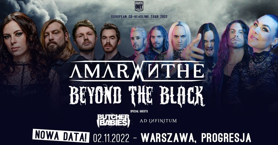 Amaranthe, Beyond The Black + Butcher Babies, Ad Infinitum \/ 2 XI 2022 \/ Warszawa