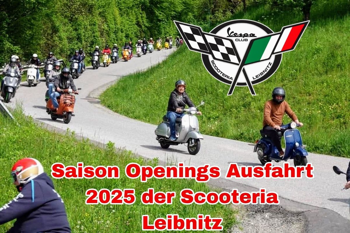 Saison Openings Ausfahrt 2025 der Scooteria Leibnitz 