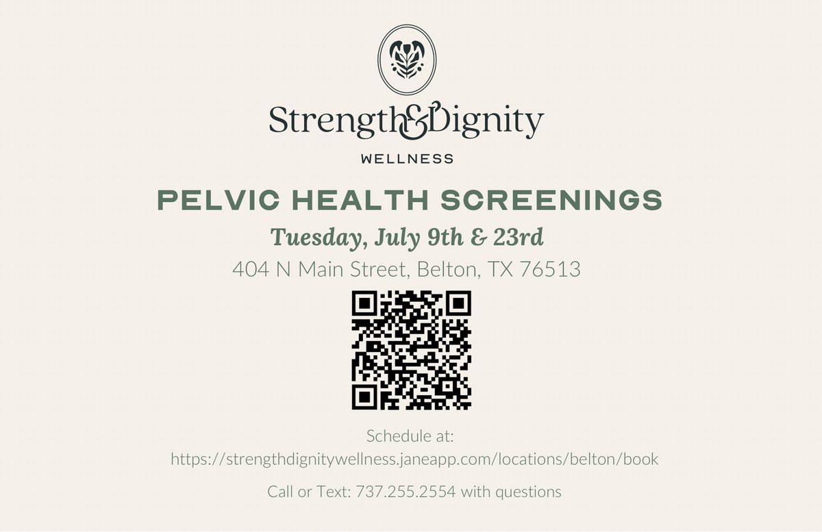 Pelvic Health Screenings