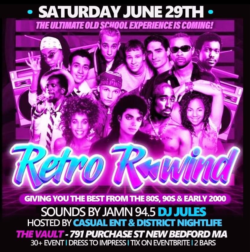 Retro REWIND Bringing You The Best of The 80s 90s & Early 2000