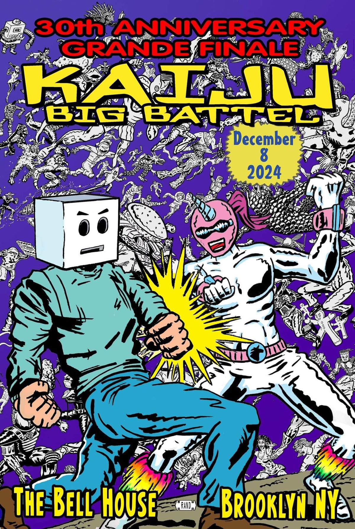 Kaiju Big Battel 30th Anniversary GRAND FINALE at The Bell House Brooklyn!