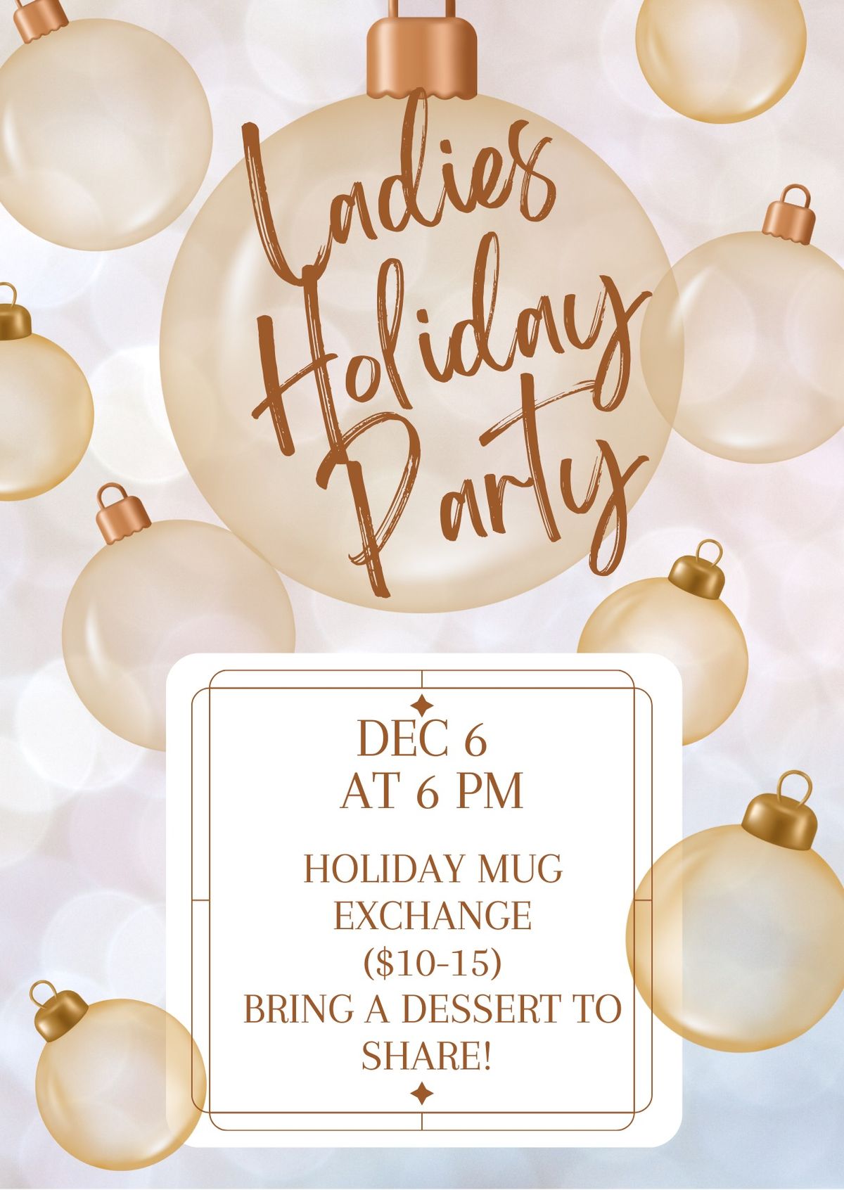 Ladies Holiday Party