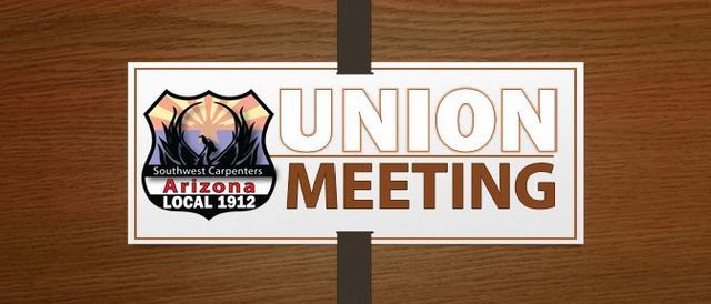 Carpenters Local 1912 Union Meeting