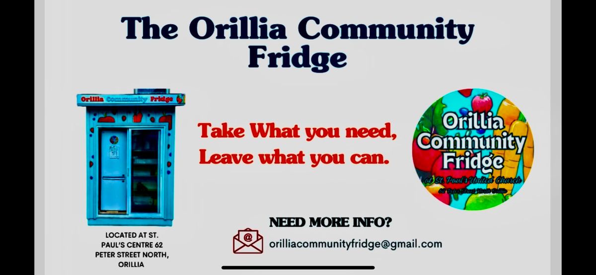 FRIDGE-A-PALOOZA: A Rock N Roll benefit show for The Orillia Community Fridge!!