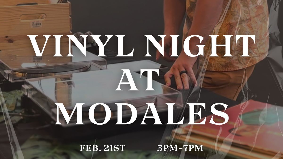 Vinyl Night at Modales