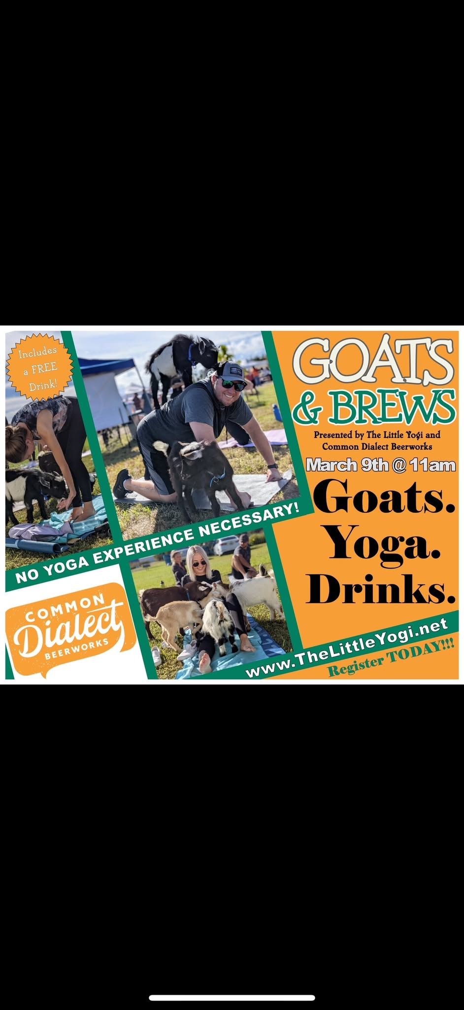 Goats & Brews at Common Dialect Beerworks