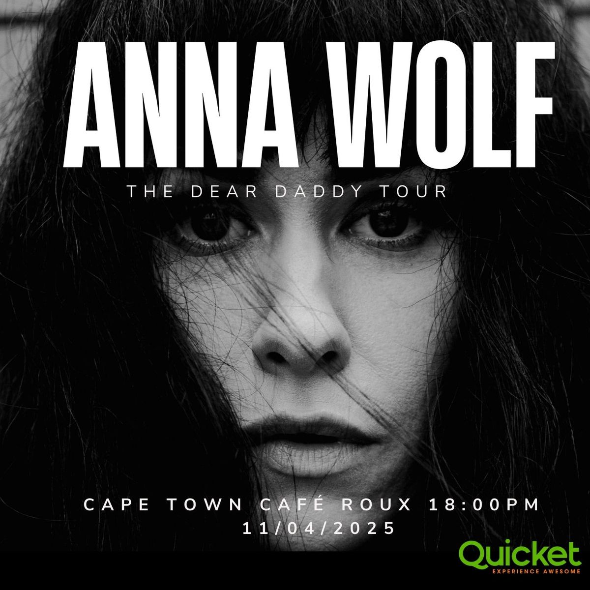 Anna Wolf Live at caf\u00e9 Roux \u2013 The Dear Daddy Tour