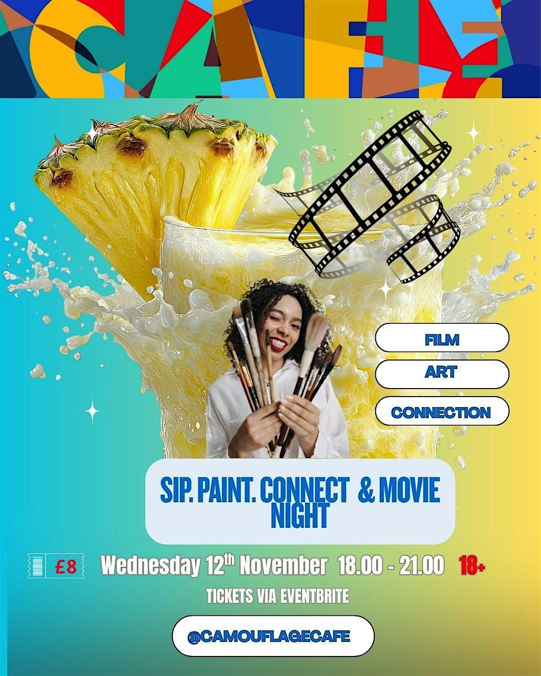 Sip. Paint. Connect - Movie Night