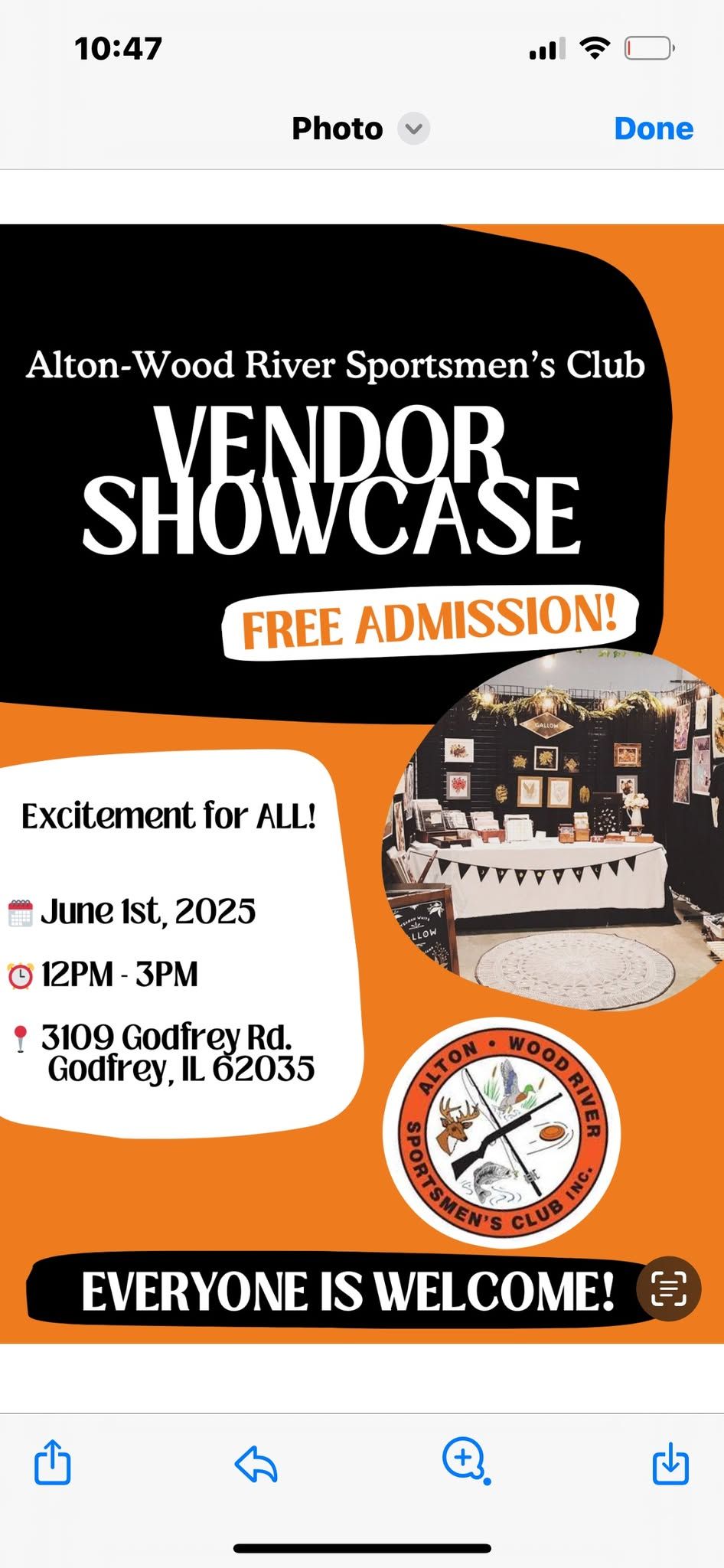 Alton Woodriver Sportmen\u2019s Club Vendor Showcase