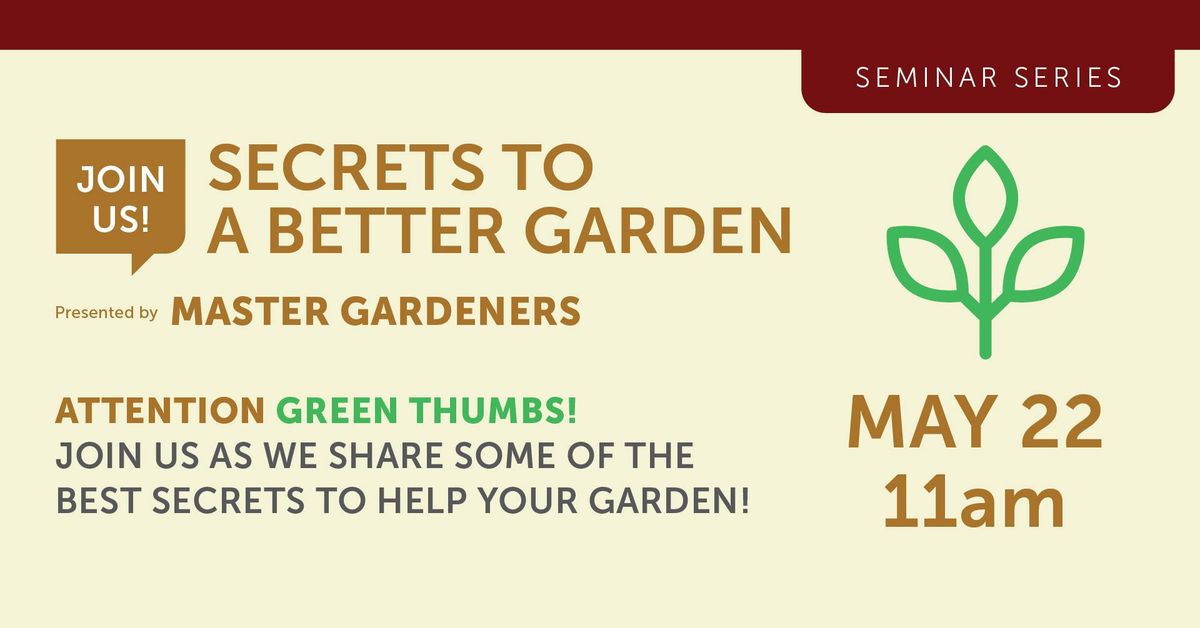 Gardening Seminar @ Foxview Retirement