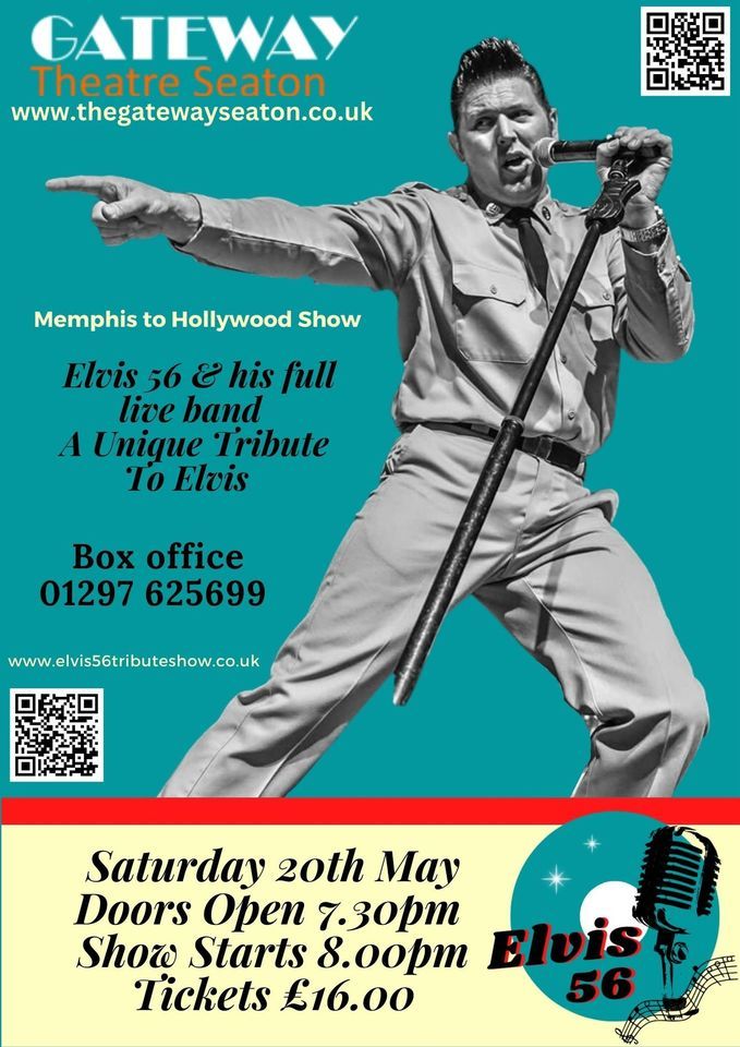 Elvis 56 Tribute @ The Gateway Theatre Seaton. 