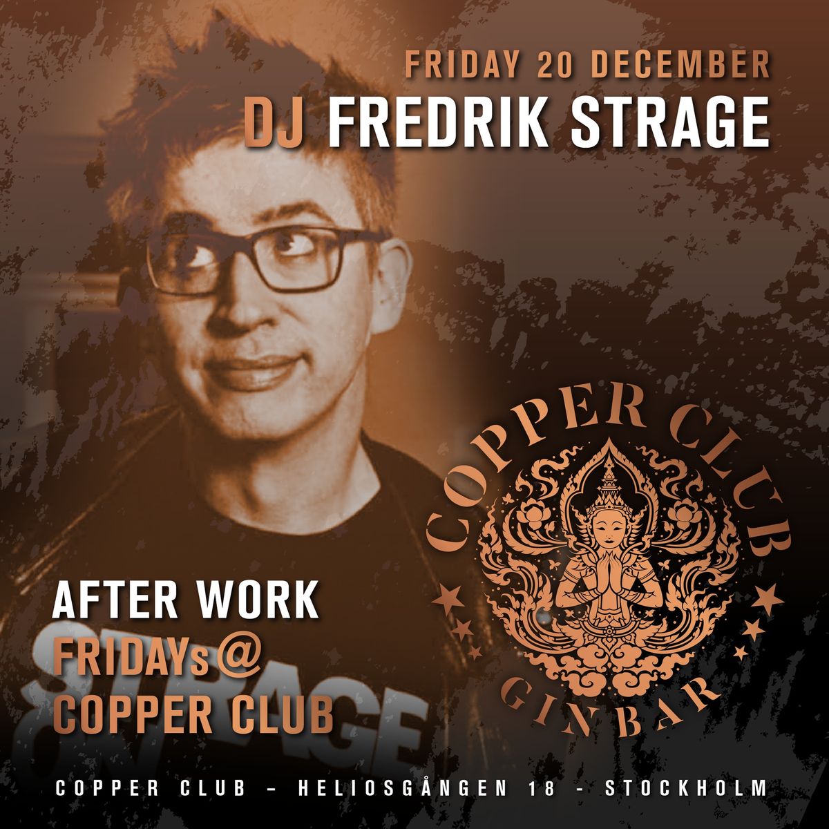 After Work @Copper Club med Fredrik Strage!