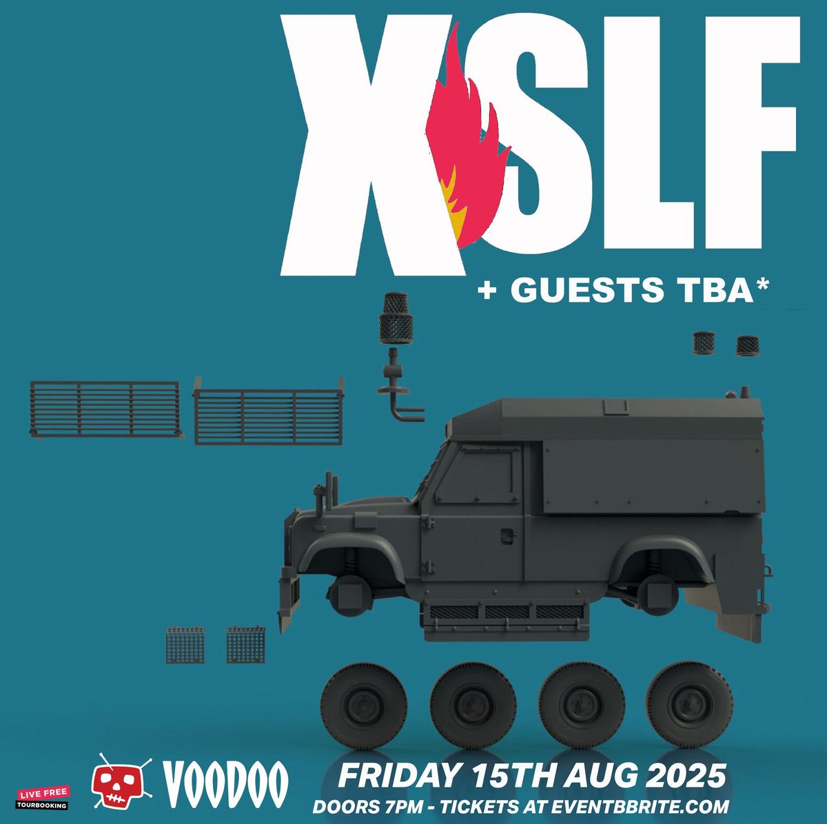 XSLF & Guests at Voodoo Belfast 15\/8\/25 - Tickets on sale now*