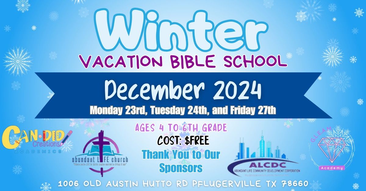 Winter Vacation Bible School