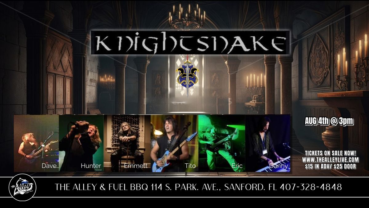 KNIGHTSNAKE | A Tribute to Whitesnake @ The Alley in Sanford