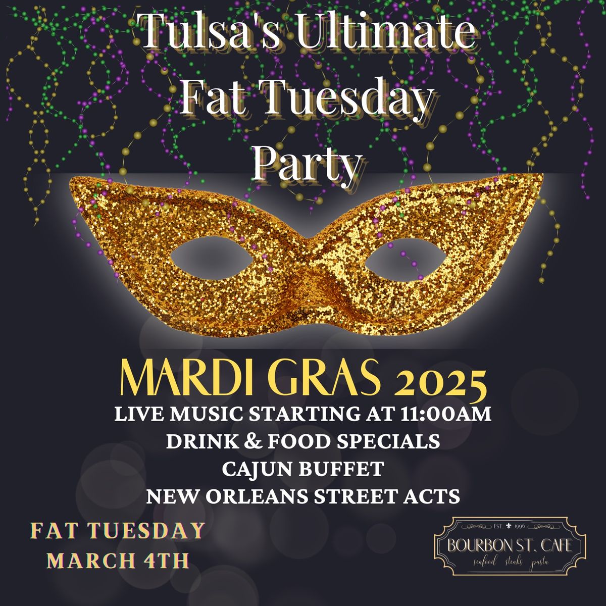 Tulsa's Ultimate Fat Tuesday Party