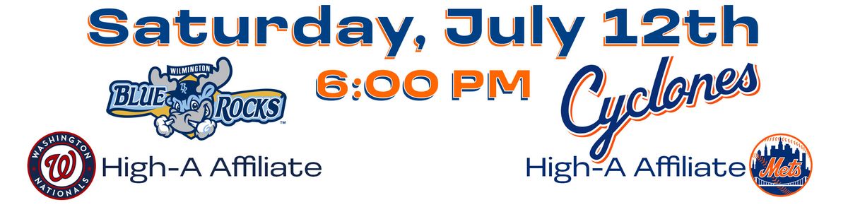 Wilmington Blue Rocks vs. Brooklyn Cyclones