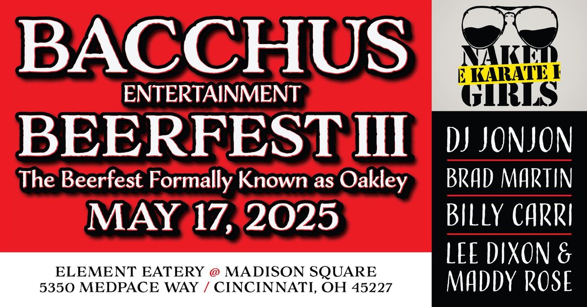 Bacchus Oakley BeerFest 3