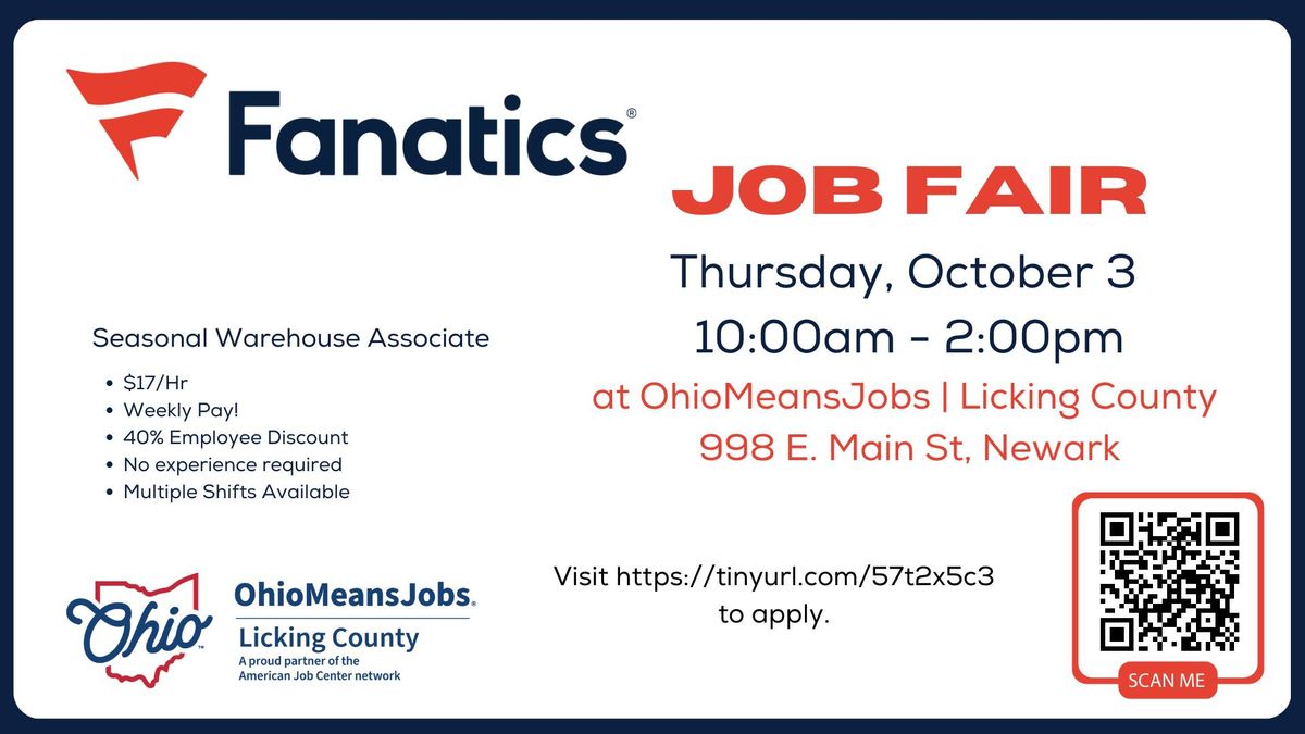 Job Fair: Fanatics