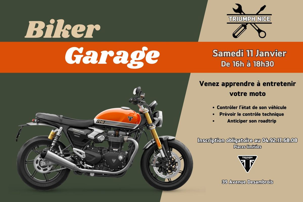 Biker Garage by Triumph Nice