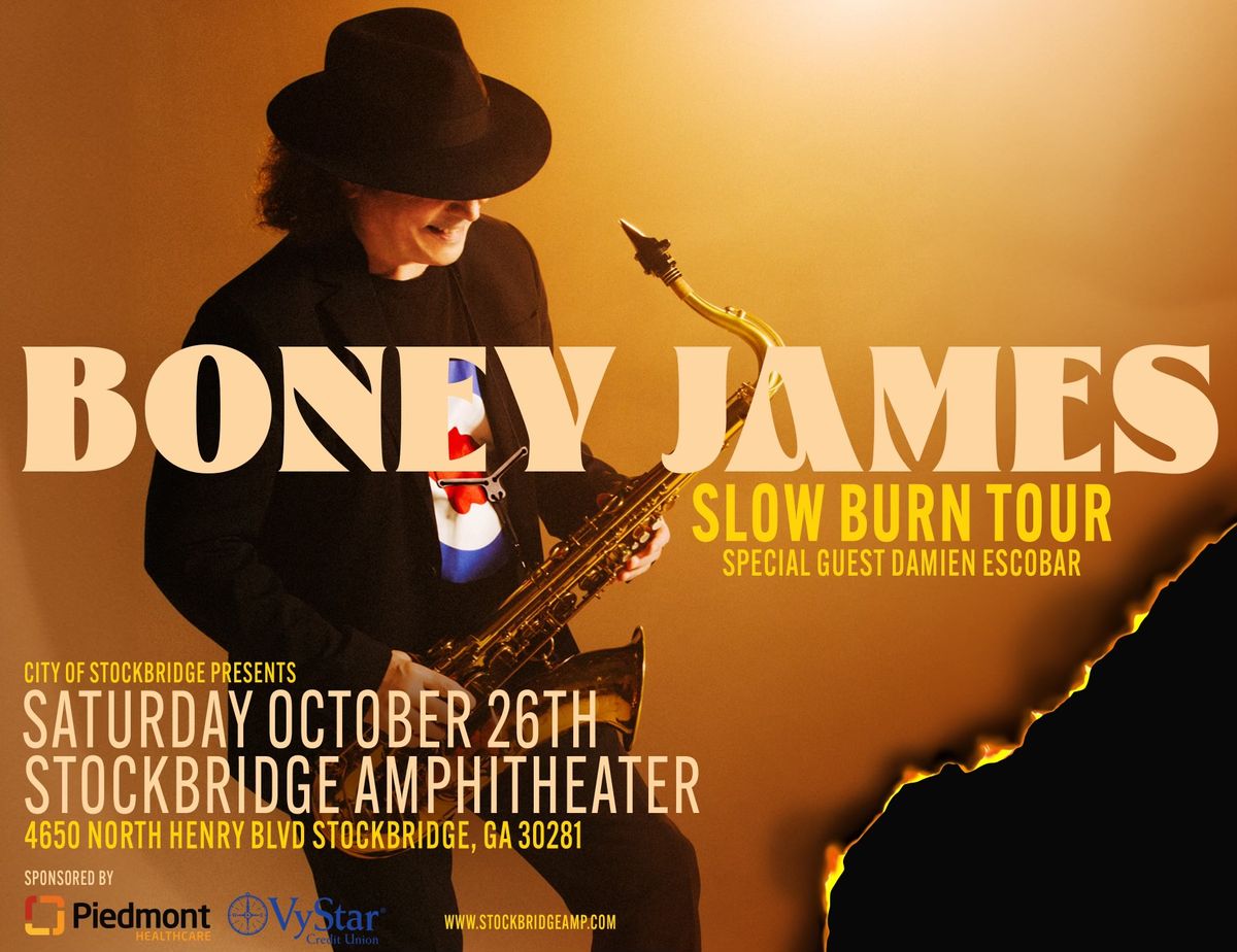 City of Stockbridge presents the Slow Burn Tour with Boney James and special guest Damien Escobar!