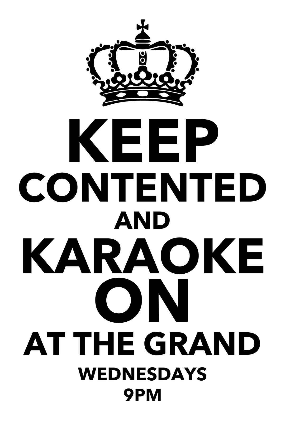 Contented Karaoke!