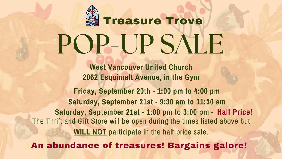 Treasure Trove Fall Pop-Up Sale