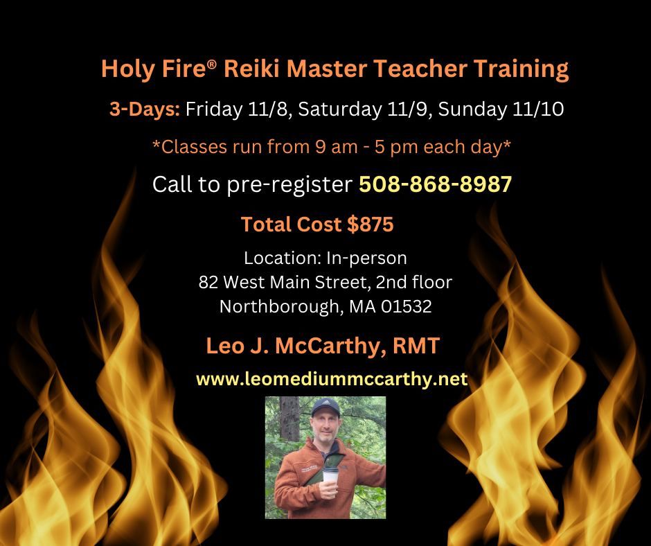 Holy Fire\u00ae Reiki Master Teacher Training-3-Days