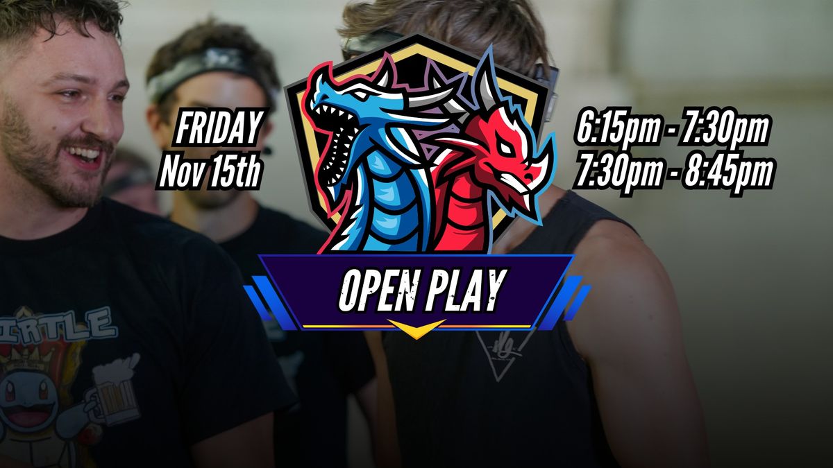 Open Play Laser Tag | Friday Nov 15th