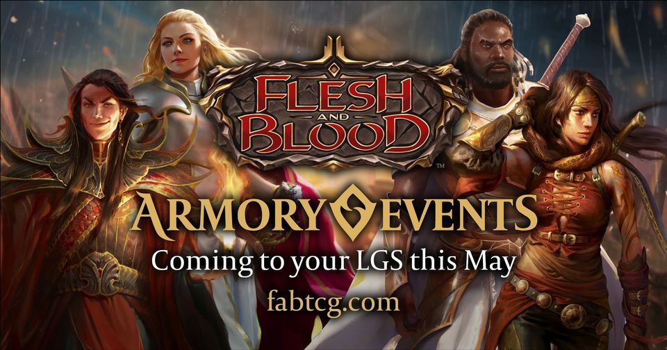 Minipolo - Boardgame Cafe:  Flesh and Blood Armory Event in May
