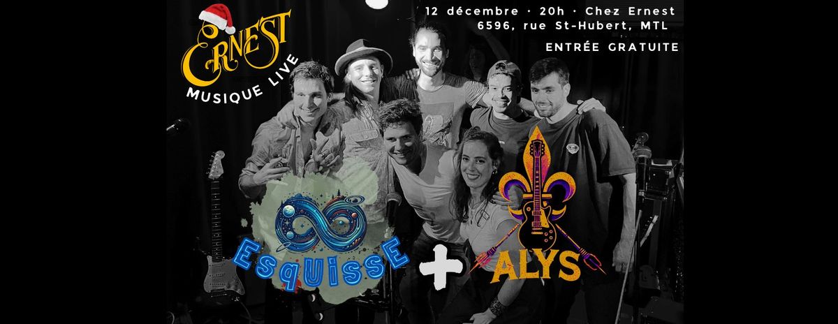 Soir\u00e9e Musique live Chez Ernest - Esquisse & Alys