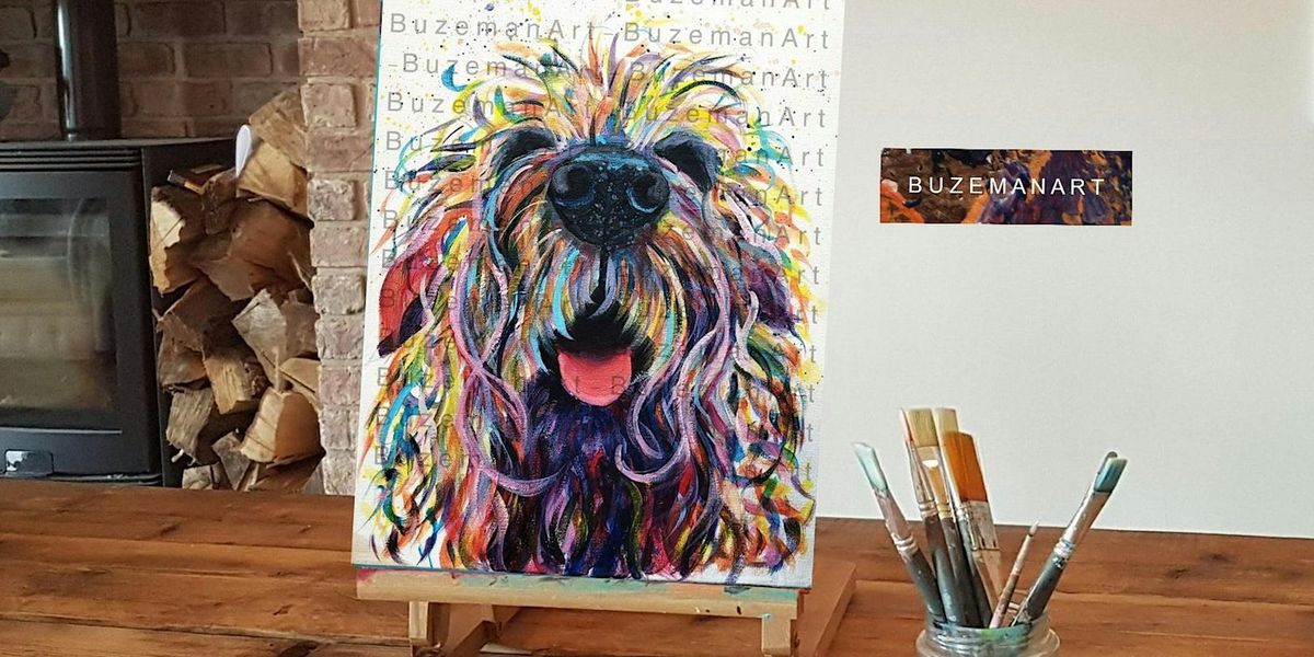 'Shaggy Dog' Painting workshop @Chirpy, Leeds - all abilities